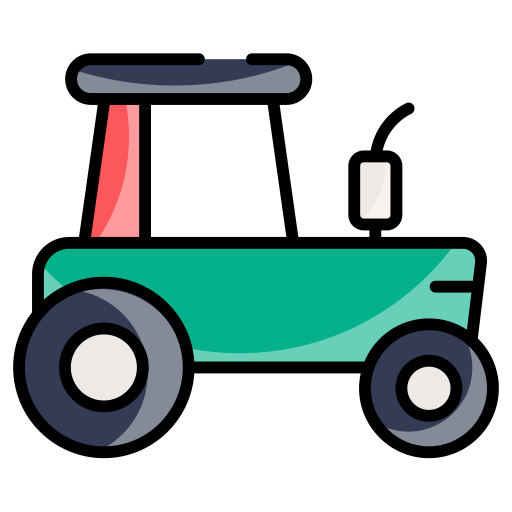 tractor Generic color lineal-color icono