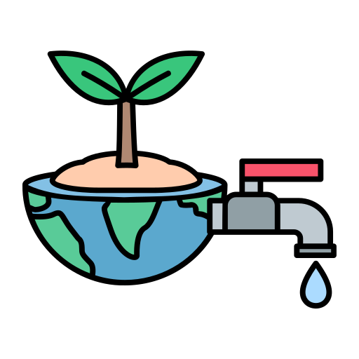 salvar el agua Generic color lineal-color icono