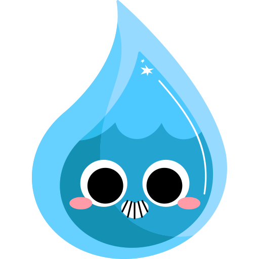 Drop Generic Sticker Color Fill icon