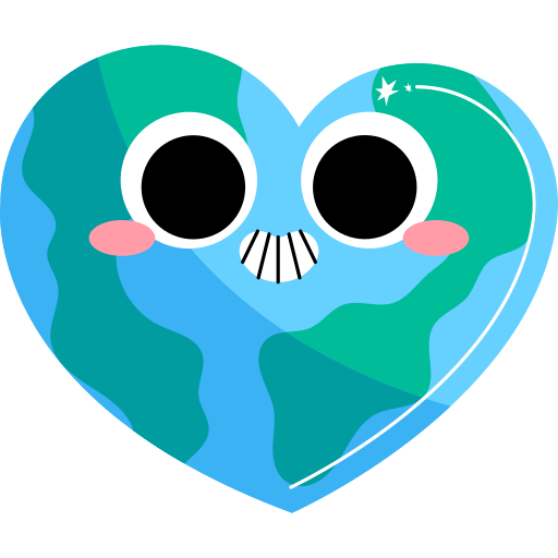 Earth Generic Sticker Color Fill icon
