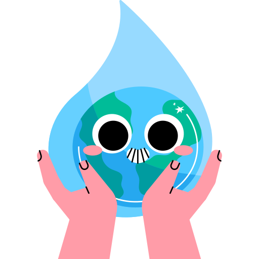 Save water Generic Sticker Color Fill icon