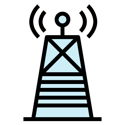 antena Smalllikeart Lineal Color ikona