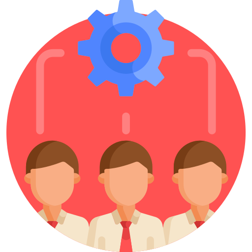Teamwork Detailed Flat Circular Flat icon