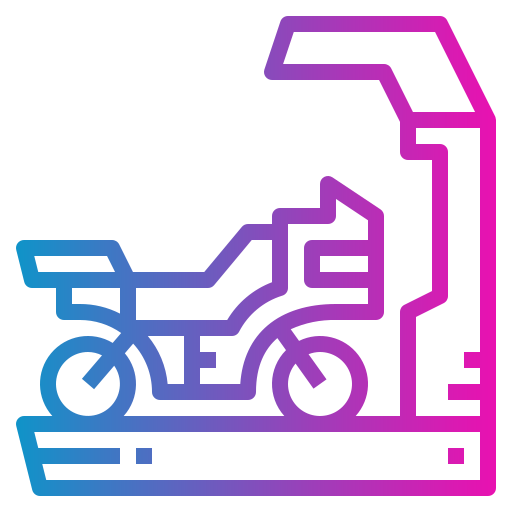Motocicleta Smalllikeart Gradient icono