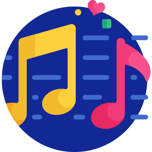 Music Detailed Flat Circular Flat icon