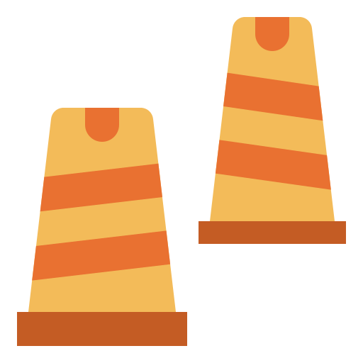 Cone Smalllikeart Flat icon