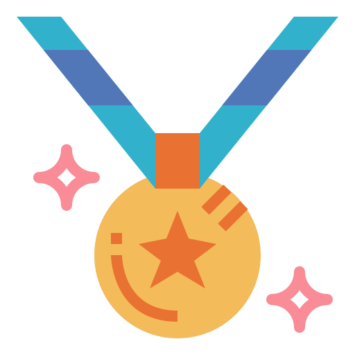 Медаль Smalllikeart Flat иконка