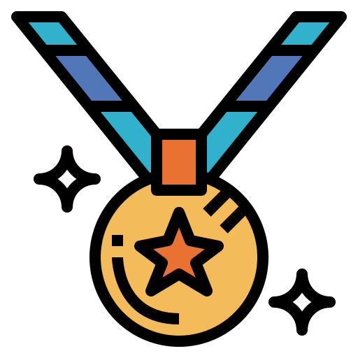 メダル Smalllikeart Lineal Color icon