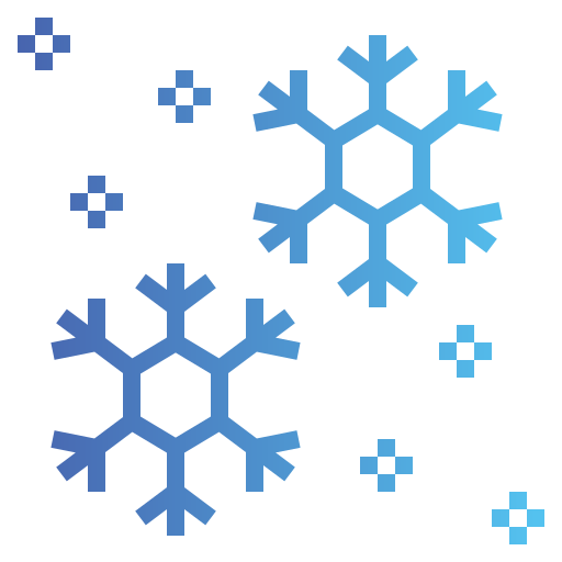 Снежинка Smalllikeart Gradient иконка