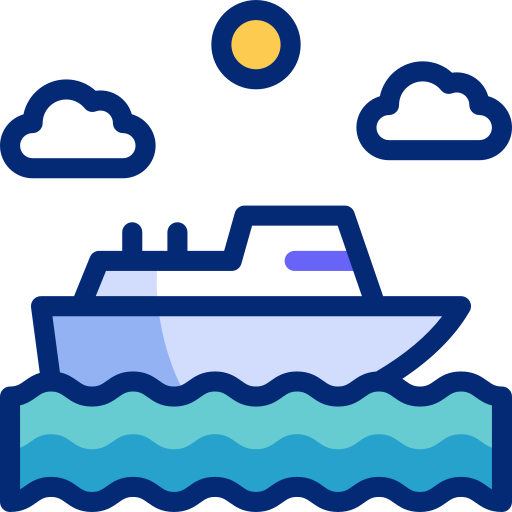 クルーズ船 Basic Accent Lineal Color icon