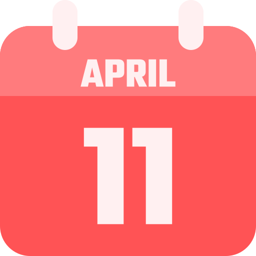 April 11 Generic color fill icon
