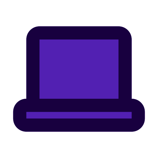 ordinateur portable Generic color lineal-color Icône