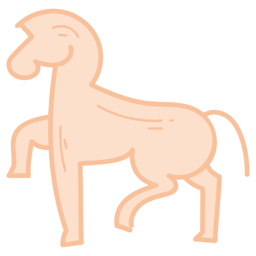 pferd Generic color hand-drawn icon
