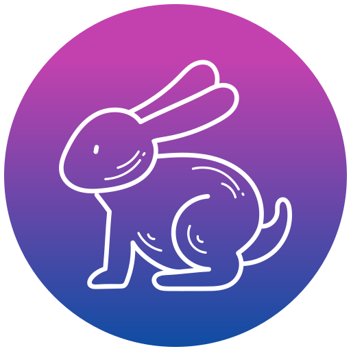 Rabbit Generic gradient fill icon