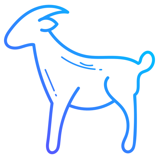 Goat Generic gradient outline icon