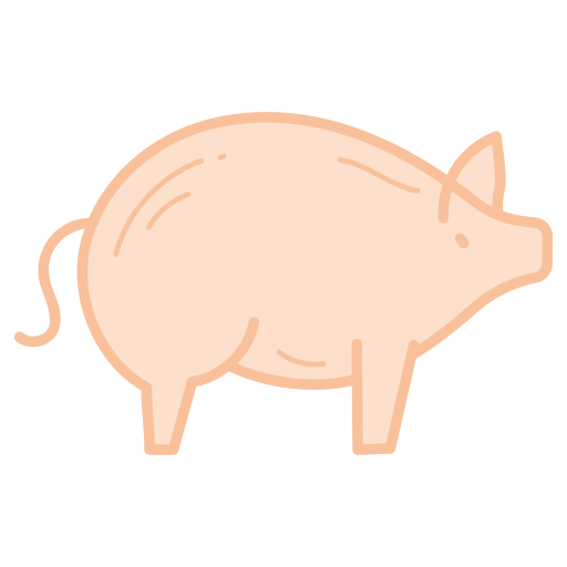 Pig Generic color hand-drawn icon
