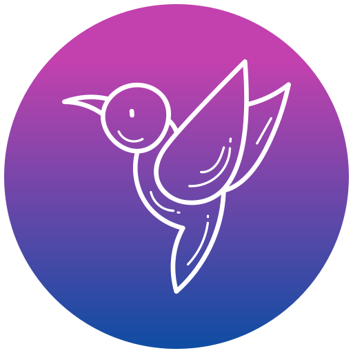 kolibrie Generic gradient fill icoon