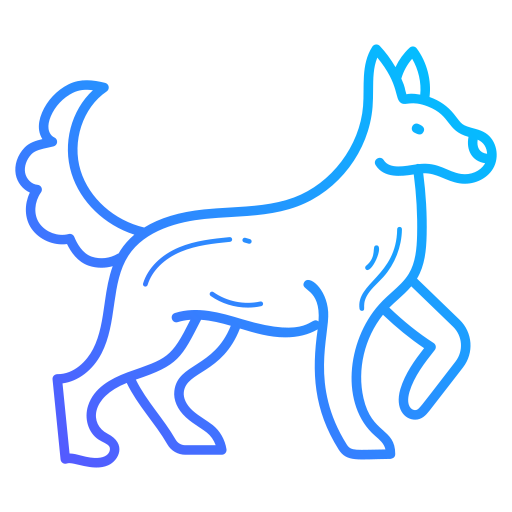 chien Generic gradient outline Icône