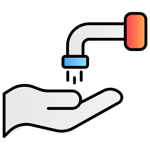 mycie rąk Generic gradient lineal-color ikona