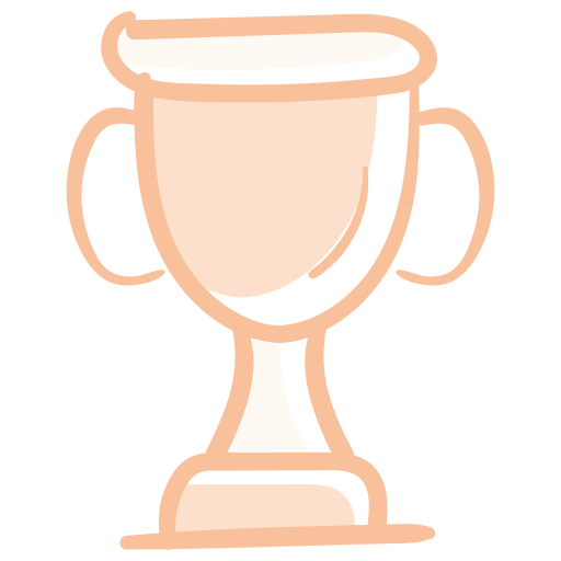 trofeo Generic color hand-drawn icono