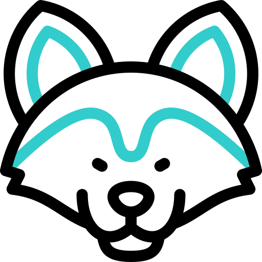 roter wolf Basic Accent Outline icon