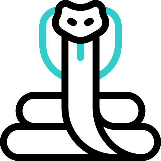 kobra królewska Basic Accent Outline ikona