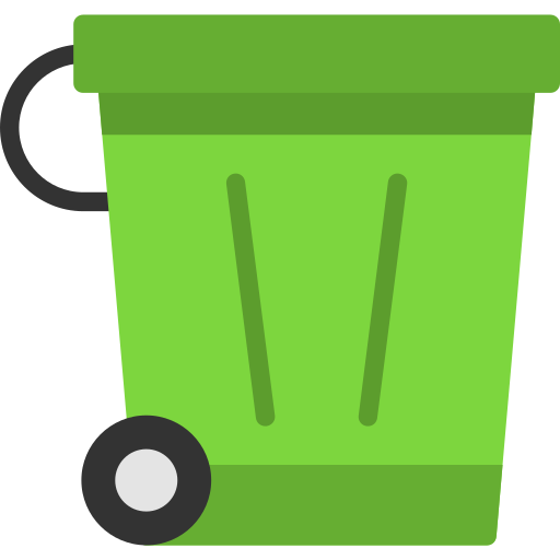 tacho de reciclaje Generic color fill icono