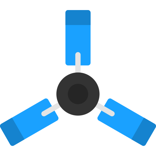 Ceiling fan Generic color fill icon