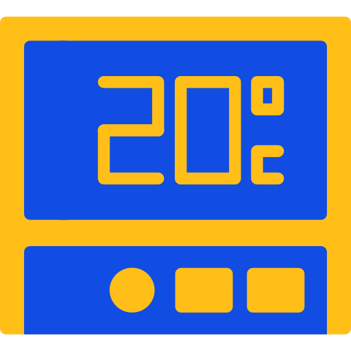 Thermometer Generic color fill icon