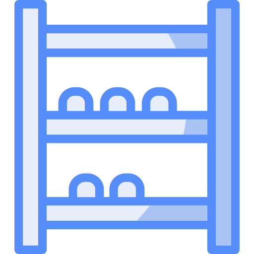 Shoe rack Generic color lineal-color icon