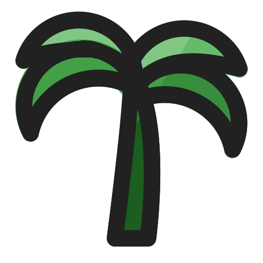 palma daktylowa Generic color lineal-color ikona