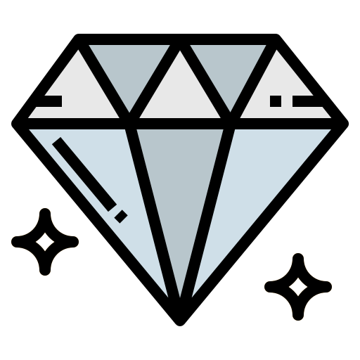 diamante Smalllikeart Lineal Color icona