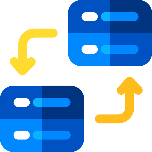 base de datos Basic Rounded Flat icono