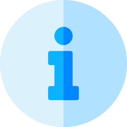 información Basic Rounded Flat icono