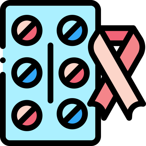 Pills Detailed Rounded Lineal color icon