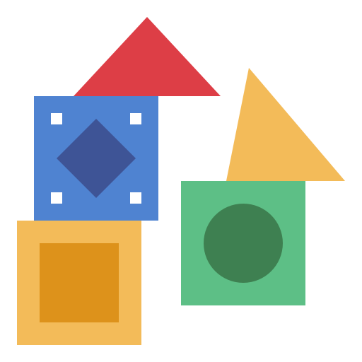 Blocks Smalllikeart Flat icon