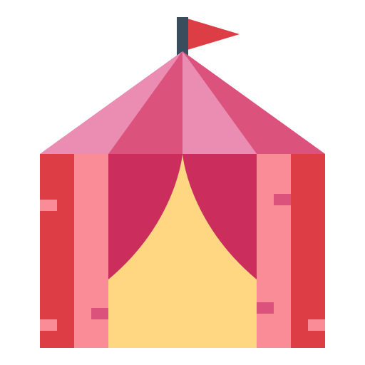 tent Smalllikeart Flat icoon