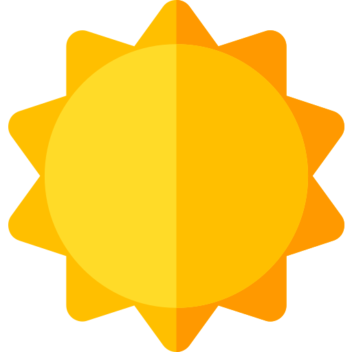 太陽 Basic Rounded Flat icon