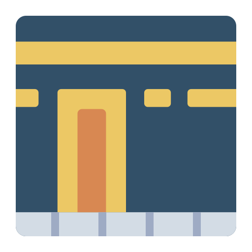 Kaaba Generic color fill icon