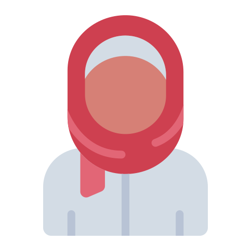 muzułmańska kobieta Generic color fill ikona