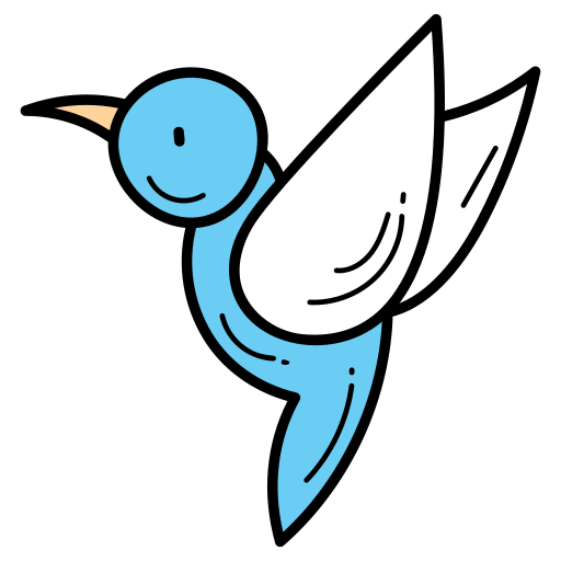 벌새 Generic color hand-drawn icon