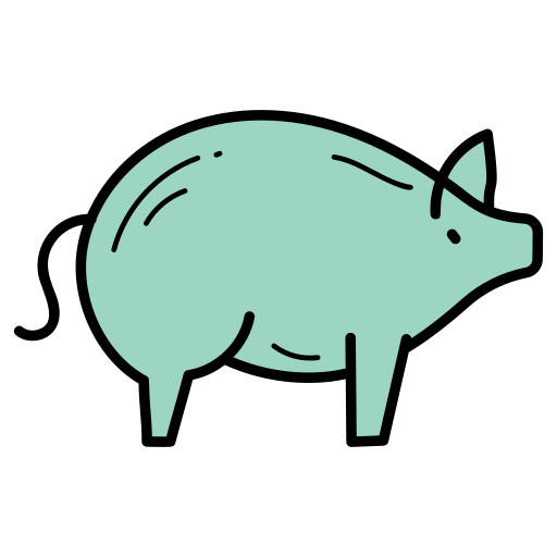 cerdo Generic color hand-drawn icono