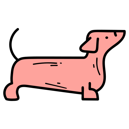 perro Generic color hand-drawn icono