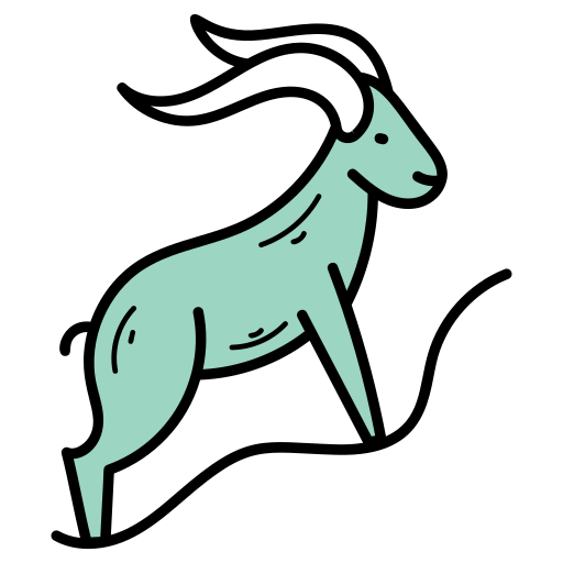 Goat Generic color hand-drawn icon