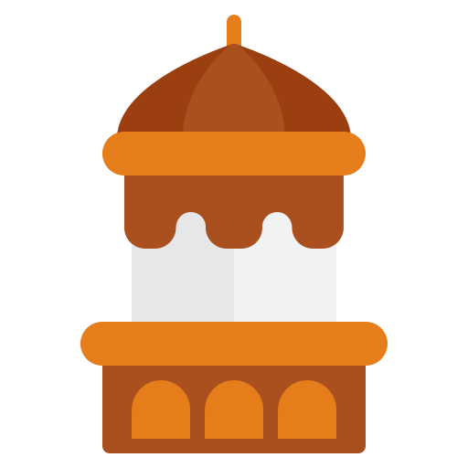 minaret Generic color fill icoon