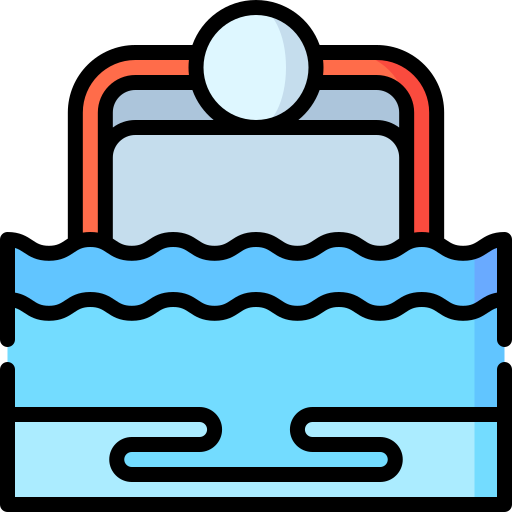 Water polo goal Special Lineal color icon