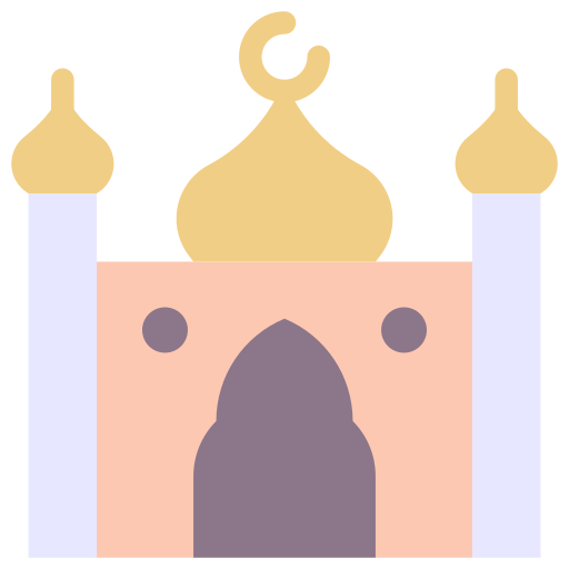 mosquée Generic color fill Icône