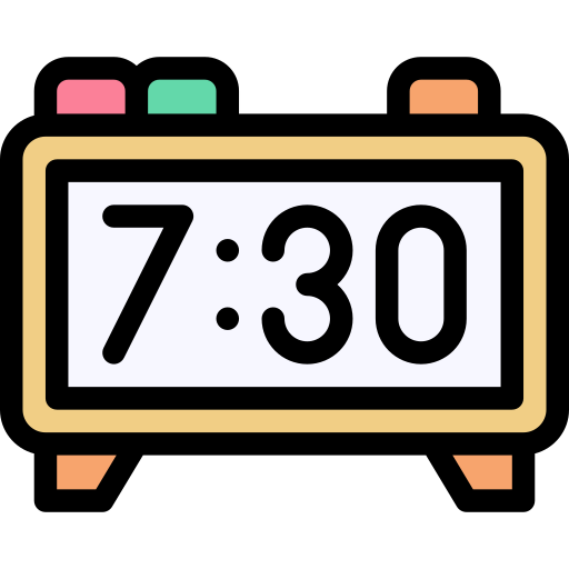 orologio digitale Generic color lineal-color icona