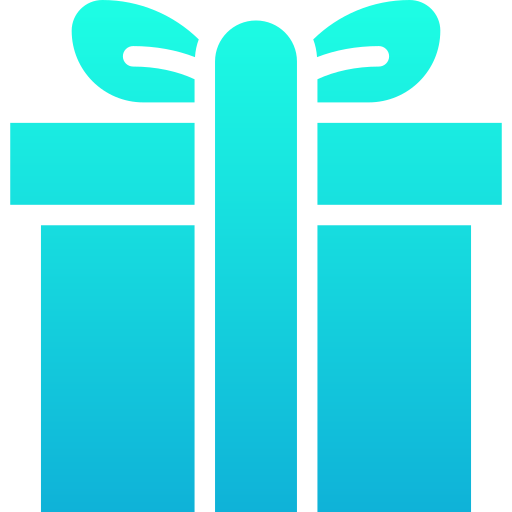 caja de regalo Generic gradient fill icono