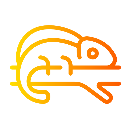 Chameleon Generic gradient outline icon